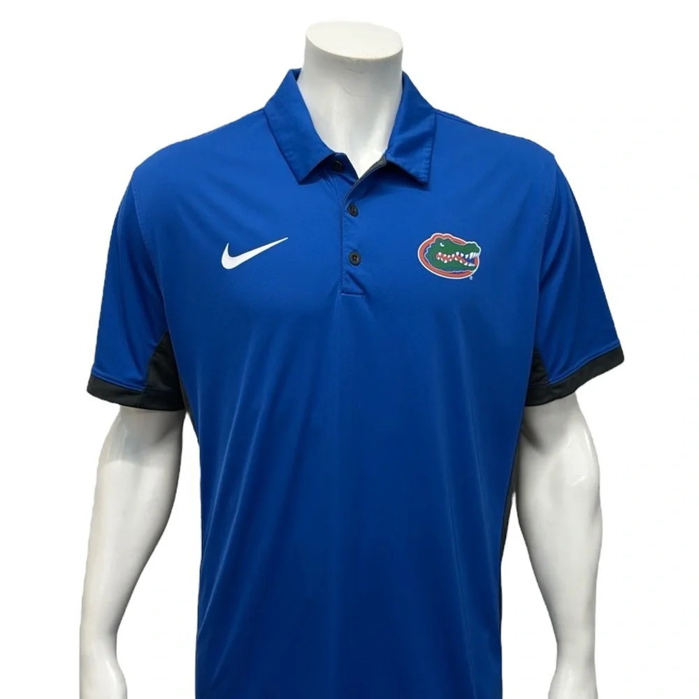 Nike Dri Fit University of Florida Gators New Era Sideline Golf Polo Shirt XL